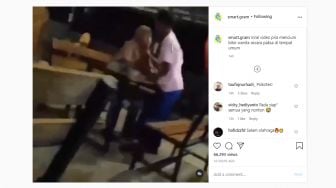 Bikin Geram! Viral Video Pria Coba Cium Paksa Wanita di Tempat Umum