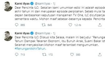 Catatan Perjalanan ILC Sebelum Pamit, dari Distop KPI hingga Cuti 2 Bulan