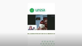 Terpapar Covid-19, Dyah Utami Menikah Daring di Ruang Isolasi Shelter UNISA