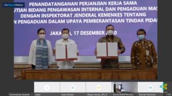 Kementerian Kesehatan RI dan KPK Tanda Tangan MoU Antikorupsi