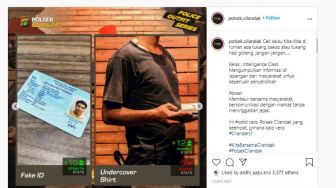 Rame! Akun Polsek Cilandak Sebar Foto Ciri-ciri Intel Nyamar Tukang Bakso