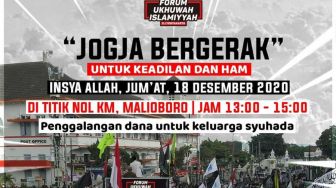 Beredar Poster Aksi Bantu Syuhada di Nol Kilometer, Ini Kata Polda DIY