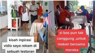 Viral! Bos Ajak Makan Karyawannya di Restoran, Warganet: Sudah Seharusnya