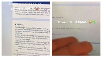 Cewek Curhat Punya Dosen Wibu, Soal UAS Ada "Yeager" dan "Mikasa"