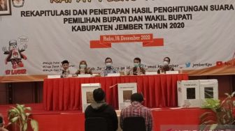 Saksi Dua Calon di Pilkada Jember Ogah Tandatangani Hasil Rekap Suara KPU