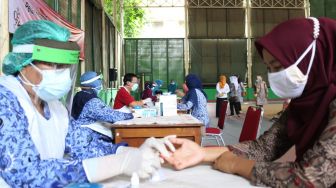 PKK Kabupaten Serang Gelar Rapid Tes Gratis Khusus untuk Kaum Hawa