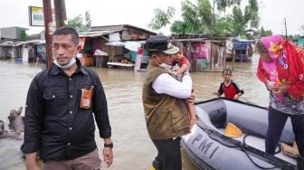 Banjir Rendam 5 Kecamatan dan 12 Kelurahan di Makassar