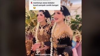 Viral Pengantin Tertukar, Suami Susah Bedakan Karena Istrinya Kembar