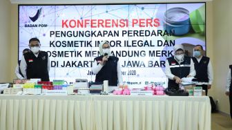 Awas Beli Komestik Online! BPOM Sita Lebih dari Rp10 Miliar Produk Ilegal