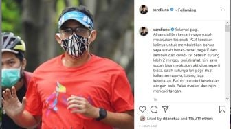 Sandiaga Uno Ajak 50 Anggota DPR Lari Pagi, yang Datang Cuma Dua Orang