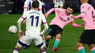 Barcelona Gasak Valladolid, Lionel Messi Pulang Naik Jet Pribadi