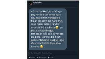 Terlalu Kaya, Ibu Kos ini Malah Traktir Makan dan Transfer Balik Uang Sewa