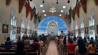 Misa Natal di Gereja Katedral Medan Diikuti 370 Jemaat