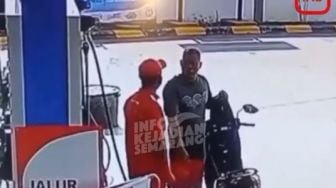 Viral Video Pria Ludahi Petugas SPBU, Ngamuk Ditegur Tak Pakai Masker