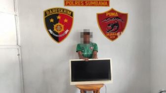 Gasak TV di Rumah Kakak Sendiri, Pemuda 22 Tahun Ini Ditangkap Polisi