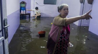 Banjir Rendam Permukiman di Bandung