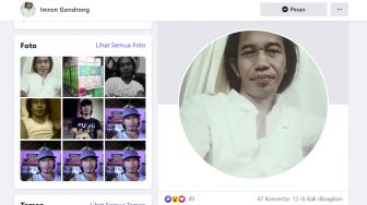 Viral! Imron Gondrong Bikin Heboh Medsos, Wajahnya 'Plek' Mirip Jokowi