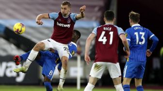 Sengit, West Ham United vs Brighton Berakhir Imbang 2-2