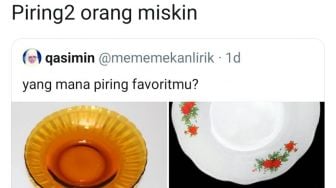 Viral Piring Orang Miskin, Kamu Punya yang Mana?