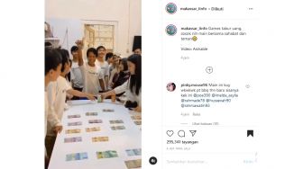 Video Main 'Tabur Uang' Bersama Teman Mendadak Viral, Warganet: Asyik Juga!