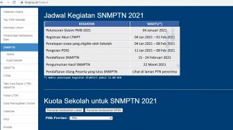 Cara Cek Kuota SNMPTN 2021 dan Informasi Penting Seputar SNMPTN