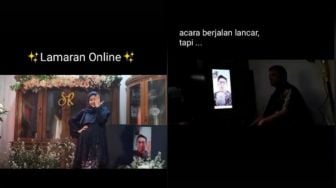 Pasangan Ini Harus Gelar Lamaran Online Gegara LDR, Warganet Terharu