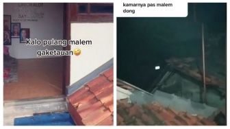 Kamar di Atas Atap Viral di TikTok, Warganet: Kena Geledek Auto Headshot!