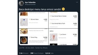 Deskripsi Menu Resto di Aplikasi Ojol Seketika Bikin Emosi!