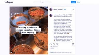 Warteg Kekinian di Yogyakarta, Sajikan Makanan Jepang dan Korea