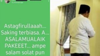 Saking Seringnya Antar Paket, Ini yang Terjadi Pada Kurir Saat Salat