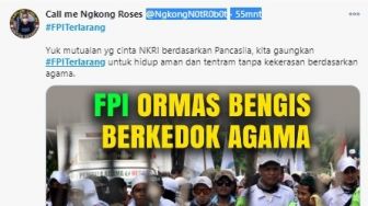 #FPITerlarang Trending Topic Twitter, Warganet Bersyukur FPI Dibubarkan