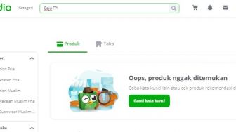 Mau Beli Kaos FPI di Tokopedia: Oops, Produk Nggak Ditemukan!