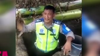 Viral Polantas Beri Wejangan dari Dalam Liang Kubur, Begini Katanya