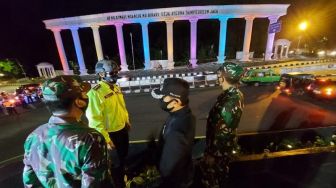 Patroli Malam Tahun Baru, Muspida Kota Bogor Bubarkan Kerumunan Warga