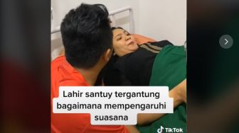 Tetap Anggun dan Bersinar, Momen Persalinan Ibu Muda Ini Bikin Warganet Iri