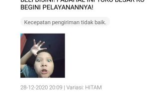 Kocak, Komplain Barang Belum Sampai, Gadis Ini Unggah Foto Seram