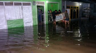 Ratusan Rumah Terendam Banjir di Tegal