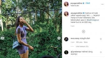 Anya Geraldine Rajin Olahraga Agar Tetap Sehat Bugar,Heran Berat Badan Naik