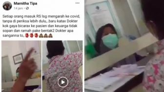 Viral Keluarga Emosi, Belum Diperiksa Pasien Dinyatakan Positif Covid-19