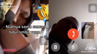 Viral VC Bareng Pacar Sampai Ketiduran, Malah Muncul Sosok Bikin Jantungan