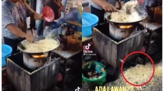 Banyak yang Terbuang, Aksi Penjual Nasi Goreng Ini Bikin Geleng Kepala