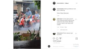 Viral! Aksi Bule ini Panen Hujatan, Warganet: Motor Sewa Jangan Sok Keras!