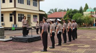 86 Personil Polres Lebak Naik Pangkat; Diberikan karena Dedikasi