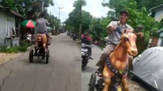 Naik Motor Serasa Berkuda, Wujud Kendaraan Ini Bikin Geleng Kepala