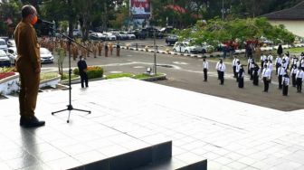 Gelar Apel Dan Penyerahan SK CPNS Kota Pangkalpinang, Ini Pesan Molen