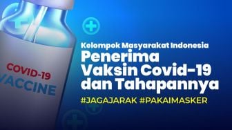 INFOGRAFIS: Vaksinasi Covid-19 di Indonesia Akan Dibagi Dua Gelombang