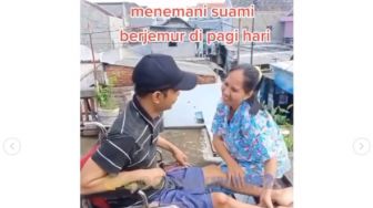 Istri Rawat Suami yang Sakit, Buang Urin Hingga Hibur Pakai Dangdutan