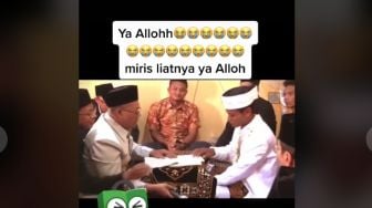 Viral Pengantin Pria Akad Nikah Pakai Bahasa Arab, Jawabannya Bikin Ngakak