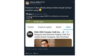 Akun Twitter Fadli Zon Likes Video Porno, Ini Reaksi Warganet