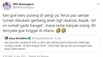 Tanggapi Cuitan Anya Geraldine, KPH Notonegoro Diminta Battle Sama Rafatar